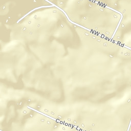 Colonial Estates Tennessee Street Map