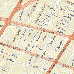 Kashmar Street Map