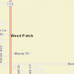 Weed Patch California Street Map