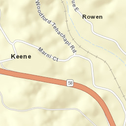 Rowen California Street Map
