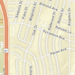 2409-2411 Walnut Street Amarillo TX Street Map