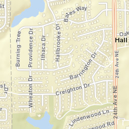 1916 Hallbrooke Drive, Norman, OK 73071 Street Map