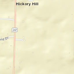 Hickory Hill Arkansas Street Map