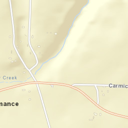 Romance Arkansas Street Map