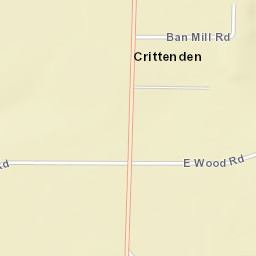 Crittenden Arkansas Street Map