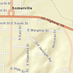 13092 South Main Street, Somerville, TN Street Map