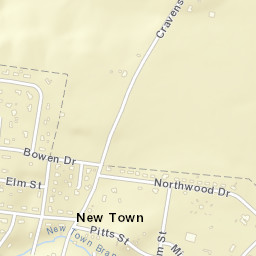 New Town Tennessee Street Map