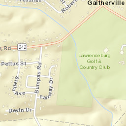 Gaitherville Tennessee Street Map
