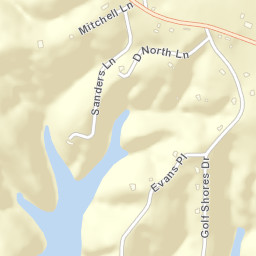 Brownington Tennessee Street Map