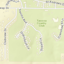 4501 Fairway Drive, Amarillo, TX 79124 Street Map