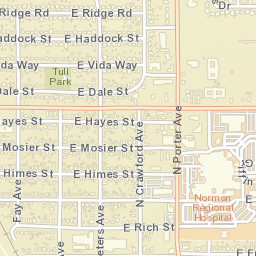 1062 North Porter Avenue, Norman, OK Street Map