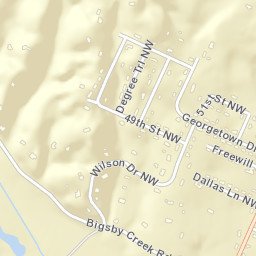 Westview Heights Tennessee Street Map