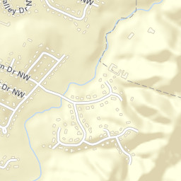 Mapleton Hills Tennessee Street Map