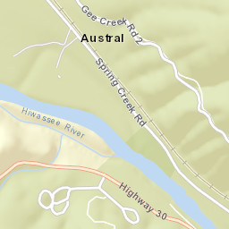 Austral Tennessee Street Map