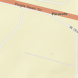 Pinaveta Arizona Street Map