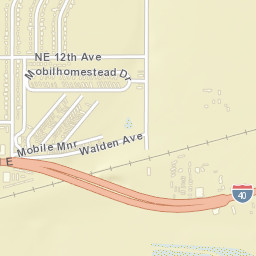 6501-7799 Business Interstate 40-D, Amarillo Street Map