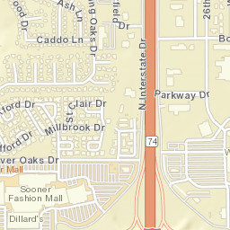 400 26th Avenue Northwest, Norman, OK Street Map