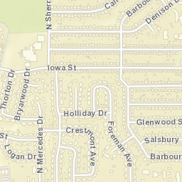601 North Sherry Avenue, Norman, OK Street Map