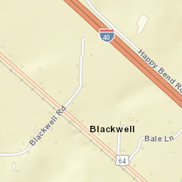 Blackwell Arkansas Street Map