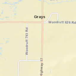 Grays Arkansas Street Map