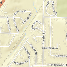 Felts Tennessee Street Map