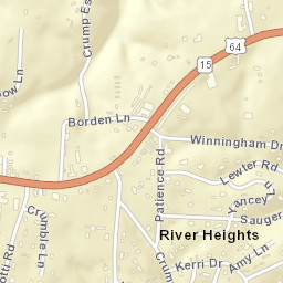 River Heights Tennessee Street Map