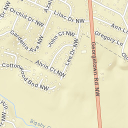 Lee Estates Tennessee Street Map