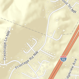 Windwood Tennessee Street Map