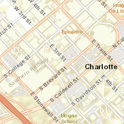 550 South Caldwell Street, Charlotte, NC Street Map