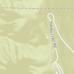 Sandia Crest Scenic Highway, Cibola National Forest (Picnic G Street Map