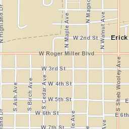 S Sheb Wooley Ave, Erick, OK 73645, USAS Sheb Wooley Ave, Eri Street Map