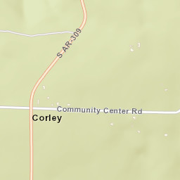 Corley Arkansas Street Map