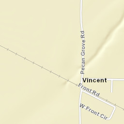 Vincent Arkansas Street Map