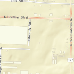 7980 North Brother Boulevard, Bartlett, TN Street Map