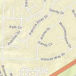 3305-3319 Alfred Drive, Bartlett, TN 38133 Street Map