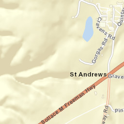 Saint Andrews Tennessee Street Map