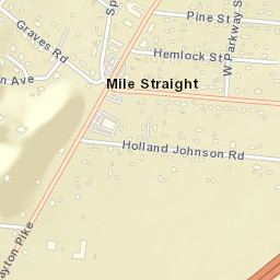 Mile Straight Tennessee Street Map