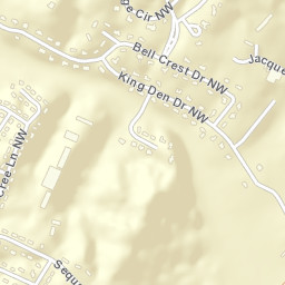 Kingwood Estates Tennessee Street Map