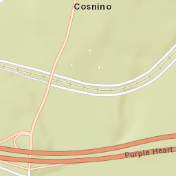 Cosnino Arizona Street Map