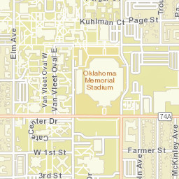 100-198 Farmer Street, Norman, OK Street Map