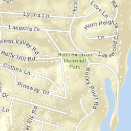 Lakesite Tennessee Street Map