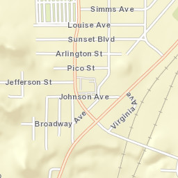 2000-2010 E Andy Devine Ave, Kingman, AZ Street Map