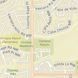 Ventana Village Road Northwest, Albuquerque Street Map