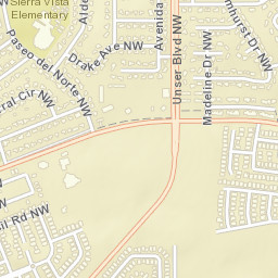 5656-5688 Paradise Boulevard Northwest, Albuquerque Street Map