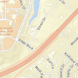 1200-1348 Streit Drive Amarillo TX 79106 Street Map