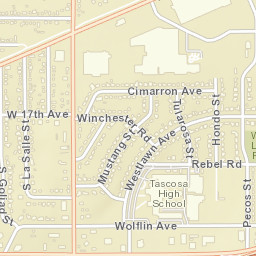 2098 Hobbs Road, Amarillo, TX 79102, USA Street Map