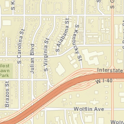 1601-1671 South Georgia Street, Amarillo, TX Street Map