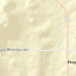 Floyd Arkansas Street Map