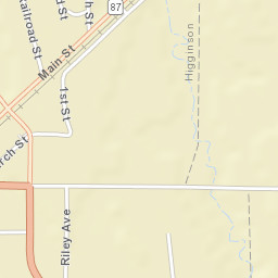 Higginson Arkansas Street Map
