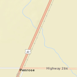 Penrose Arkansas Street Map